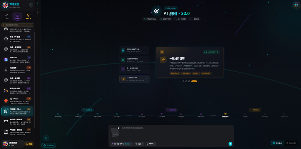 AI漫剧角色一致性示例
